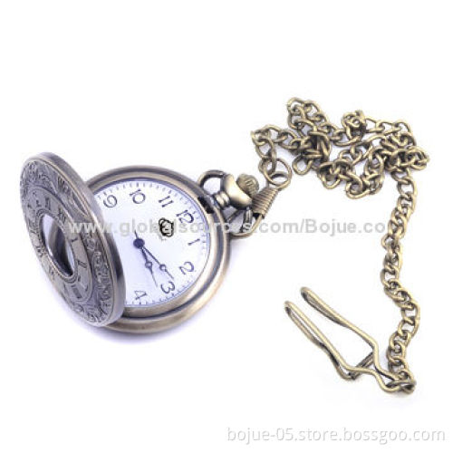 2014 fashion pocket watch with stainless steel